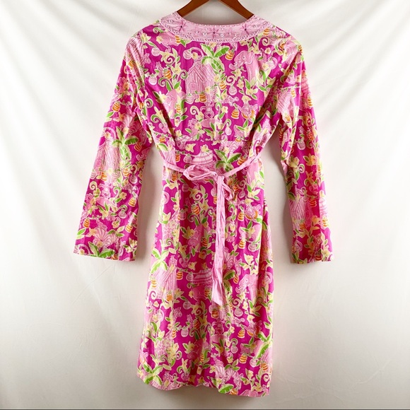 Lillly Pulitzer Jungle floral & bead Embroidery dress tunic - Picture 2 of 14